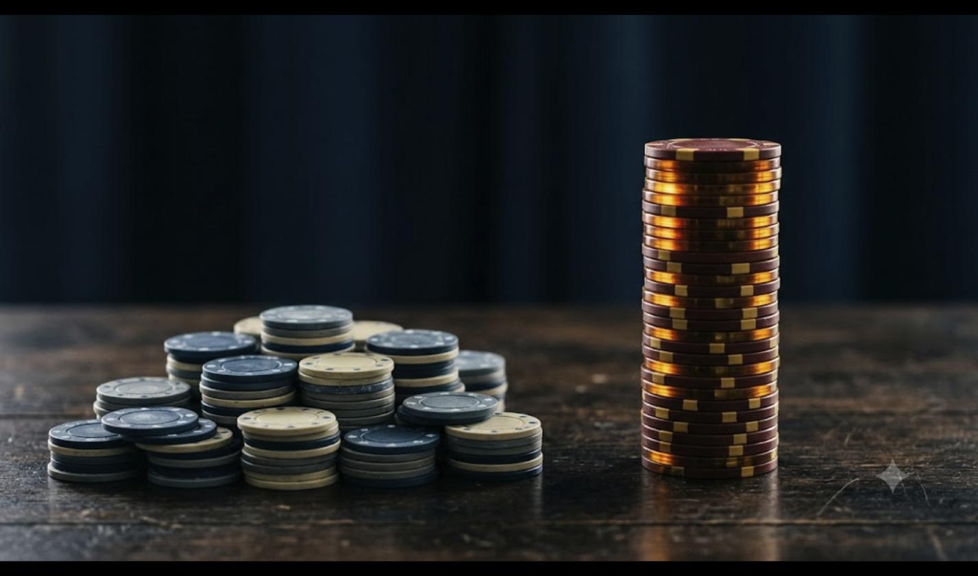Comparativa esperanza matemática con alto y bajo porcentaje de acierto en trading